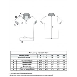 Футболка-поло P211-07-243 black
