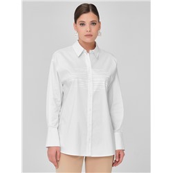 Блузка белая с принтом