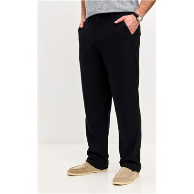 Брюки лен P511-0852 navy