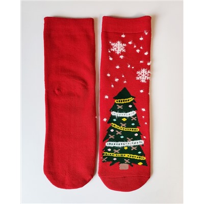Носки НГ р.35-40 "New Year's magic" Ёлка