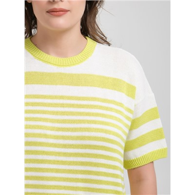 Джемпер вязаный в полоску