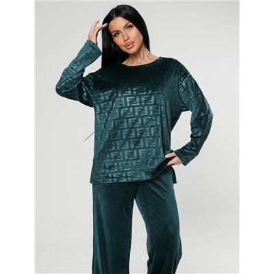 Чарлот-Жаккард - костюм изумруд