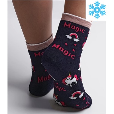 Носки плюш Clever 241 син М