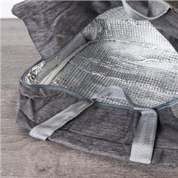 Сумка с эффектом сохранения холода, тепла/термосумка / DFB104grey /уп 100/ 25х14х25, 8,7 л
