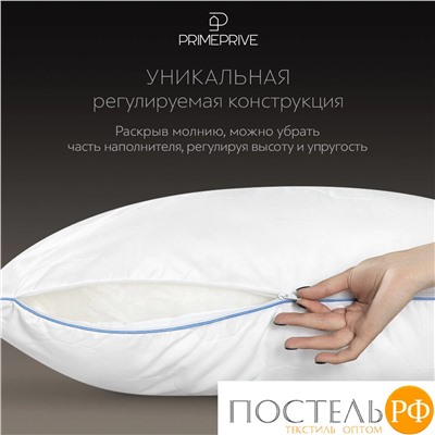 PRIME PRIVE LINEN Подушка стег 50х70,1пр.,хл.BIODYNAMIC COTTON/лен.вол./микровол.CLIMALAST