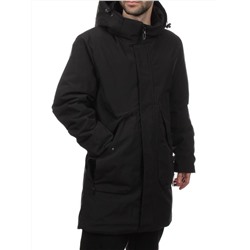 2180 BLACK Куртка мужская зимняя облегченная (130 гр. холлофайбер)
