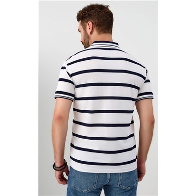 Футболка-поло F511-07-208b white