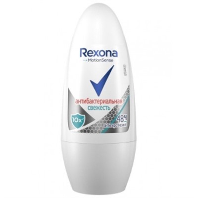 Rexona deo-roll 50 ml жен Антибактериальная свежесть
