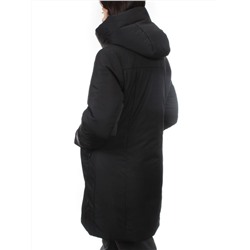 M-23169 BLACK Пальто зимнее женское (верблюжья шерсть)