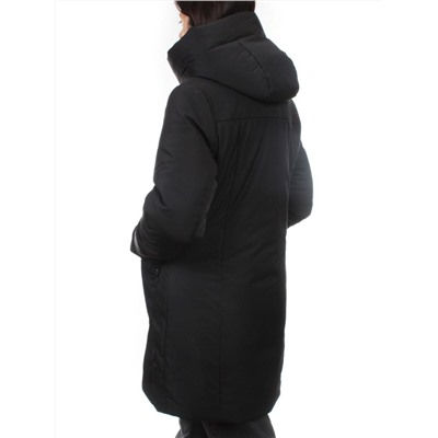 M-23169 BLACK Пальто зимнее женское (верблюжья шерсть)
