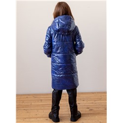 2117 Пальто на синтепоне Синий/130