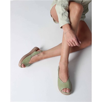 Босоножки ED'ART 1042.2530'be. Авокадо