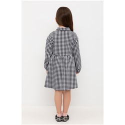Платье серая клетка на белом к519 Crockid