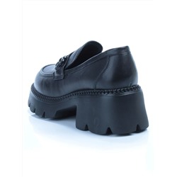 03-5936 BLACK Лоферы женские (натуральная кожа)