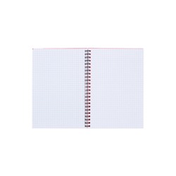 Тетрадь на спирали ErichKrause. Reef А5, 80 листов, в клетку, пластиковая обложка, блок офсет, коралловая