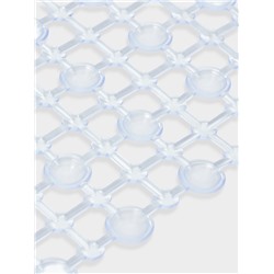 Коврик для ванной на присосках Доляна «Майн», 63×34 см, прозрачный