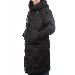 305 BLACK Пальто зимнее стеганое женское (200 гр. холлофайбер)