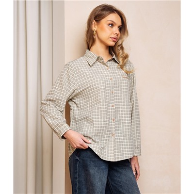 Рубашка #КТ8010 (3), фисташковый