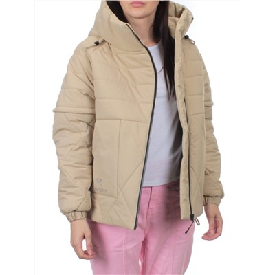 270 BEIGE Куртка зимняя облегченная женская (верблюжья шерсть)