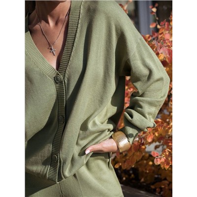 Кардиган CLAVDIE,  Олива