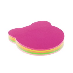 Блок с липким краем «Фигурки», 100 листов, флуоресцентные, МИКС