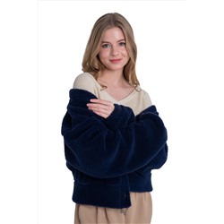 Кардиган КОРОТКИЙ ТЕДДИ индиго