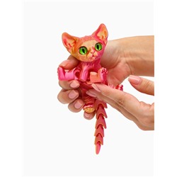 3Д - печатная игрушка «Котёнок», подвижная, цвет МИКС