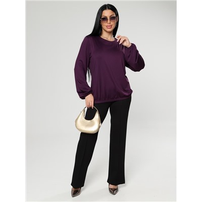 Мирея - блуза баклажан