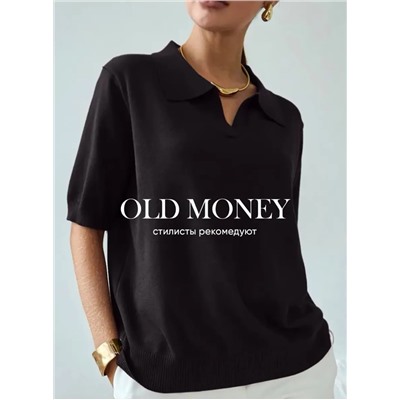 Футболка-поло (вязаный трикотаж)