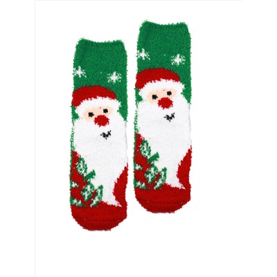 Носки НГ махровые р.35-40 "Christmas" Санта