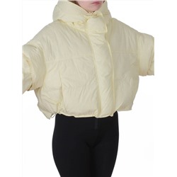 9518 YELLOW Куртка пуховая зимняя женская (пух)