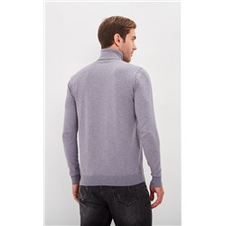 Водолазка F021-15608 grey melange