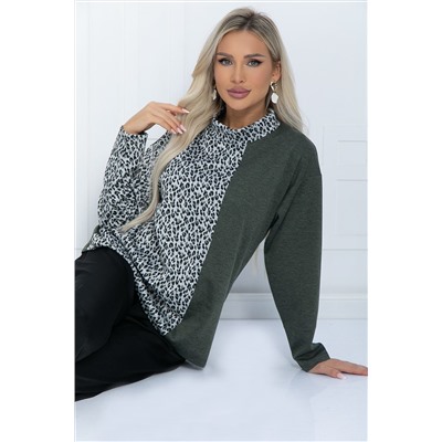 Блуза Элли (хаки) Б11306