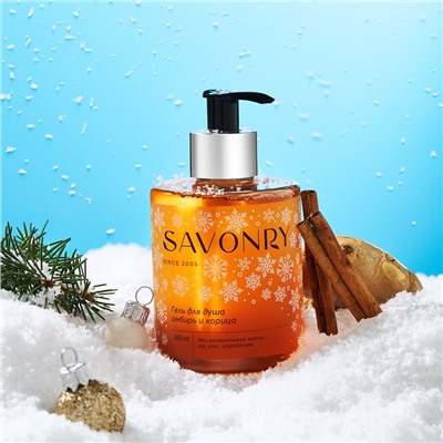 Гель для душа Имбирь и корица, 300мл