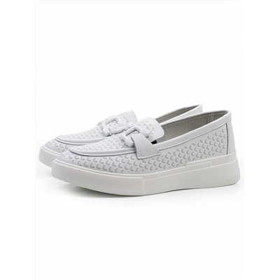 06-YC139-1 WHITE Туфли женские (натуральная кожа)