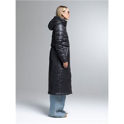 Плащ женский черный