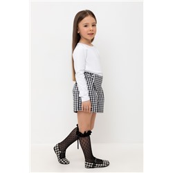 Шорты серая клетка на белом к519 Crockid
