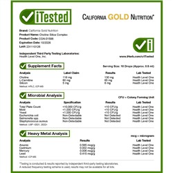 California Gold Nutrition, холиновый и кремниевый комплекс, биологически доступный коллаген для поддержки волос, кожи и ногтей, 60 мл (2 жидк. унции)
