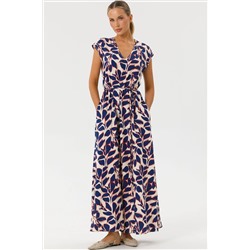 Платье макси с карманами