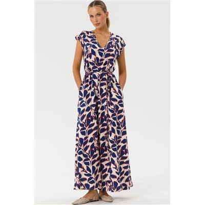 Платье макси с карманами