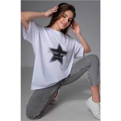 Футболка унисекс оверсайз Happyfox