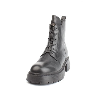 04-M3-1478 BLACK Ботинки зимние женские (натуральная кожа, натуральный мех)