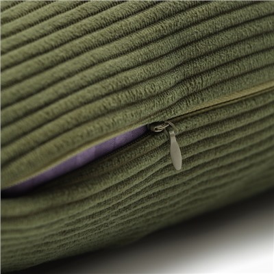 Чехол на подушку «Этель» Velour, 43×43 см, зелёный