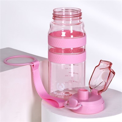 Бутылка для воды спортивная Woohooo H2O цвет Pink 850 ml/ уп60