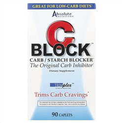 Absolute Nutrition, CBlock ™, блокатор углеводов и крахмала, 90 капсул