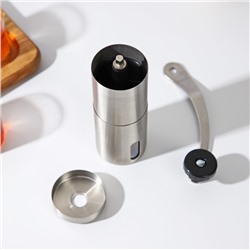 Кофемолка механическая Magistro Rodeo, 6×6×16.5 см керамический механизм