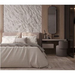 Постельное белье из вареного хлопка ХВ-014 бежевая полоса