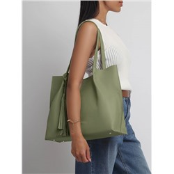 Женская кожаная сумка Richet 2055LN 753 Зеленый