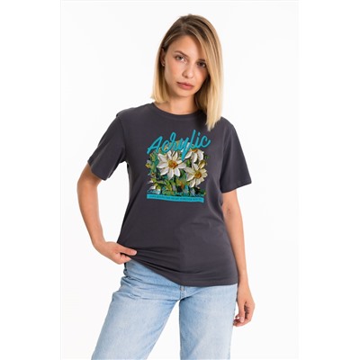 Футболка с принтом  М326078Пс