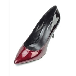 06-DBH20-4 RED/BLACK Туфли женские (натуральная кожа)